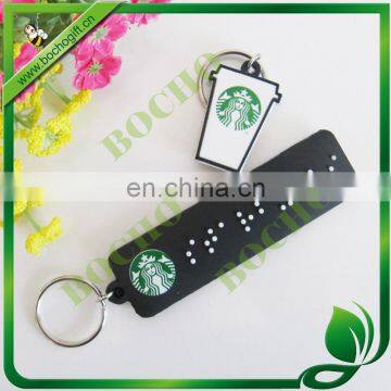 custom rubber keyring