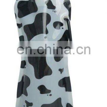 Milk cow plastic foldable bottle bag