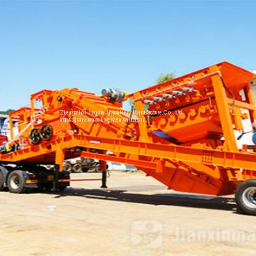 Mobile concrete mixing plant for sale