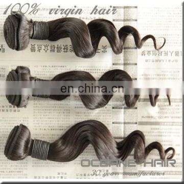 Top quality double drawn new arrival most fashionable raw unprocessed100% malaysian loose wave virgin hair