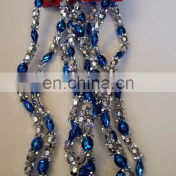 BEAD GARLAND CHRISTMAS PATRIOTIC DECORATION