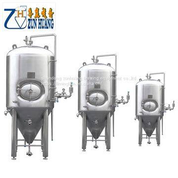 Shandong Zunhuang Commercial Craft Beer Brewery Equipment FermentersFor Sale 100l To 8000l