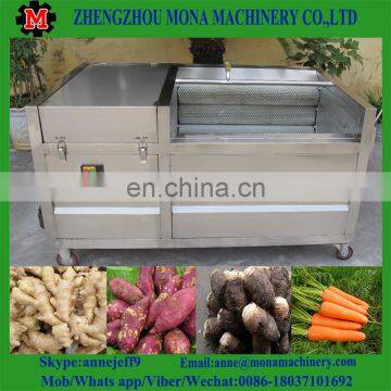 Vegetable and Fruit Washing and Peeling Machine/brush Washer and Peeler Machine for Sale photo-5