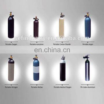 Medical Portable 50L Seamless Steel High Pressure Gas Cylinder