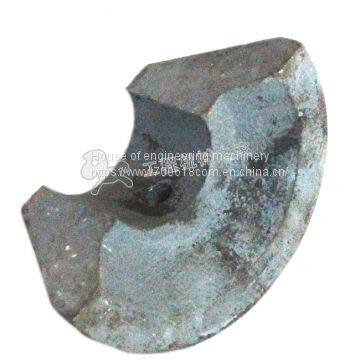 auger shaft cone protective tile