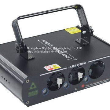 （NJ-DX23）New 3 Heads RGB Full Color Laser Light