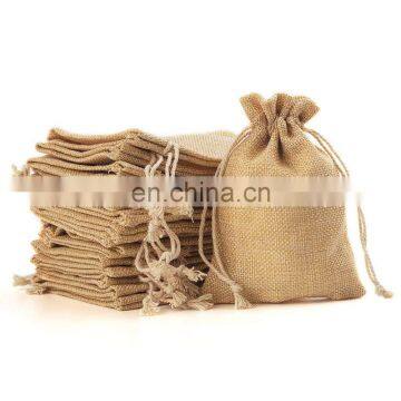 Burlap Bags with Drawstring Favor Jewelry Burlap Treat Bags for Wedding Party Arts Crafts Projects Presents Snack