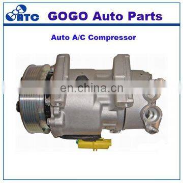 6V12 Air Conditioning Compressor for Peugeot 206/307 OEM 14386453LF6453GZ ; 6453FR ; 6453JL ; 6453JP ; 6453KS ; 6453LF