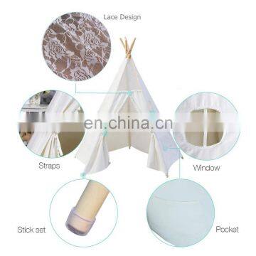 Kids Teepee Tent Children Tent Play House Indoor & Outdoor Foldable Toy Tent for Kids photo-7