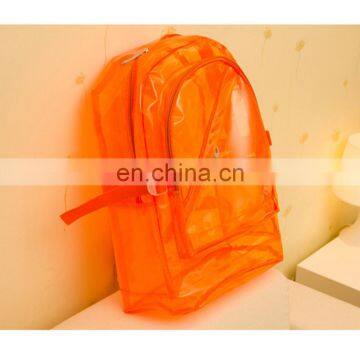2020 New Customized PVC Clear Backpack Waterproof School Transparent Backpack photo-3
