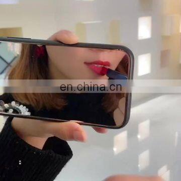 Free Shipping Makeup Selfie Mirror For IphoneX Mobile Shell Personality IP8/7plus Mirror Glass 6s Creative Girl Glass Phone Case