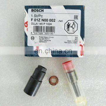 NO.635 ORIGINAl NEW DIESEL COMMON RAIL FUEL INJECTOR REPAIR KIT NOZZLE WITH NUT F01ZN00001, DLLA155P1062