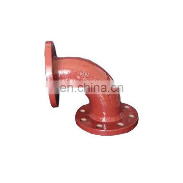 ductile iron 90 degree bends pipe fittings for water supply