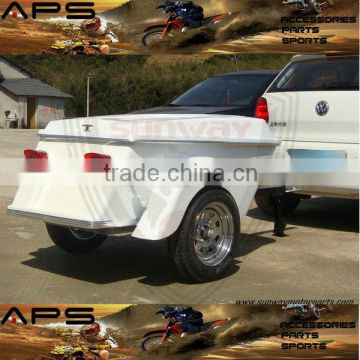 New Model Auto Sport Touring Trailer Cargo Box Travel Trailer for SUV MPV Harley Motorcycle SW-ST04