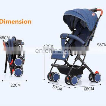 Factory Hot Sale Baby Stroller Easy Foldable Infant Pram Pushchair photo-6