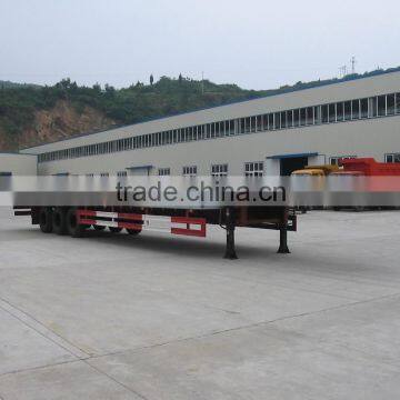 Dongfeng EQ9400TPBL Tri-axle Flatbed Semi-trailer for Sales LW photo-5