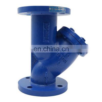 Bundor ductile iron GL41H Class 150 Flange Y-type strainer