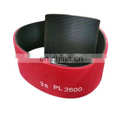 38PL2600+10mm Red Rubber Coating Multi Ribbed Belts photo-3