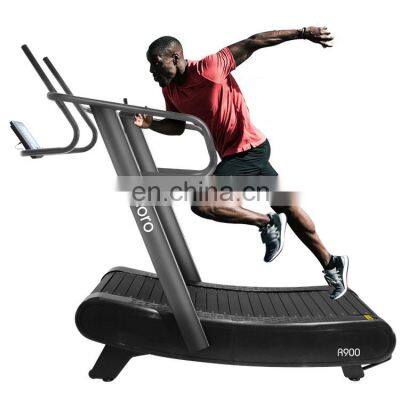 woodway commercial curved treadmill self-power manual treadmill gym use running machine