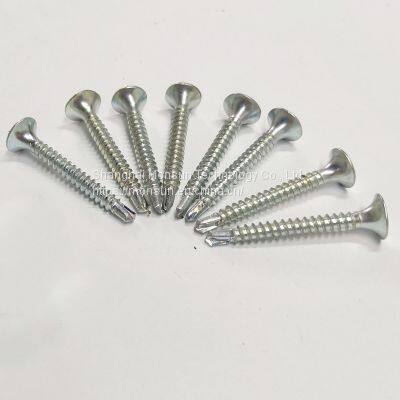 Self drilling screws Bugle Head Fine Thread Zinc Phil Cutting tail Drywall Screws Manufacturer