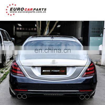 S -class W222 B900 S63 S65 B Style Body Kit 2018-2020y pp Material Body Parts and Facelift Bodykit Front Lip Rear Diffuser photo-5