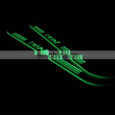 Led Door Sill Plate Strip Welcome Light Pathway Accessories for Hyundai I30 N Dynamic Sequential Style