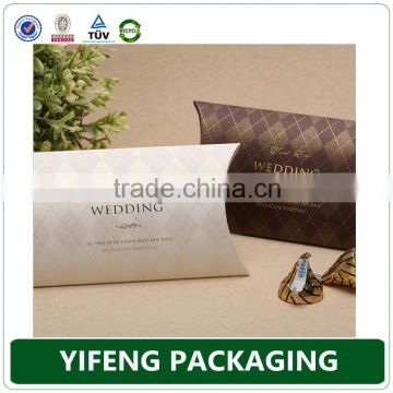 2015 Hot Sales Recycle Paper Packaging Gift Pillow Box