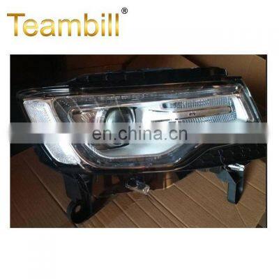 Auto headlamp parts xenon headlight assembly for Jeep Grand Cherokee 2014 2015 2016 silver version plug and play