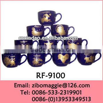 Belly Shape Promotional Ceramic Large Drinking Cups for Wholesale Items