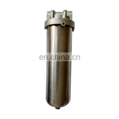 Stainless Steel Filter Housing for 10''Filter, 3/4in NPT Water Filter Housing for Whole House Water Purification