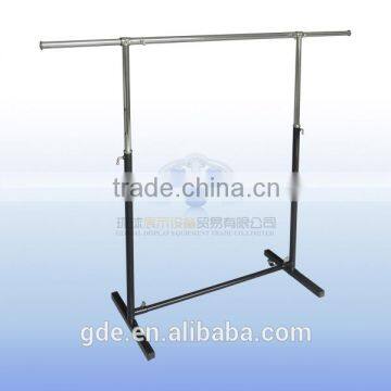 Hot sale metal chrome adjustable garment rack for clothing shop