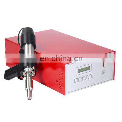 High precision Linggao 35kHz 1200W portable handheld ultrasonic spot welder plastic welding equipment machine pipe machinery