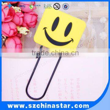 New design soft PVC paper clip with OEM size