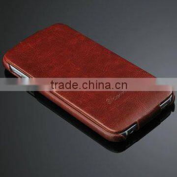 Crazy Horse Top Flip Case Cover for Samsung Galaxy S6