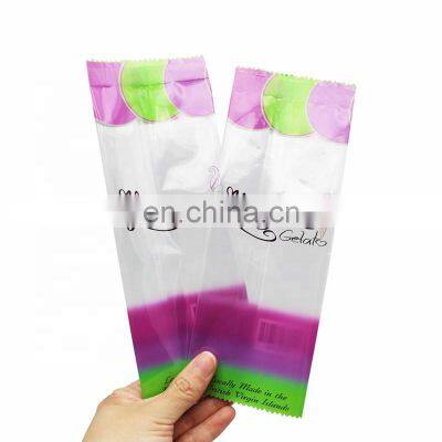 Custom printed heat seal plastic ice cream popsicle plastic popsicle packaging bag