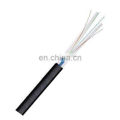 China supplier cable fiber drop wire  48 core single mode copper drop wire fiber optic cable price per meter