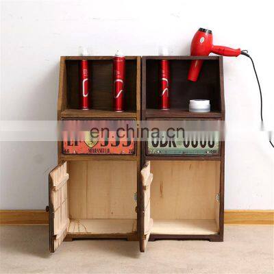 Wooden Barber Tool Cabinet for Hairdressing Salon Stylist Barber Cabinet photo-3