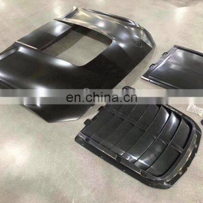 Aftermarket Replacement Car Hood Bonnet Capot for F-ORD MUSTANG GT500 Style Shelby 2018-2021 photo-4