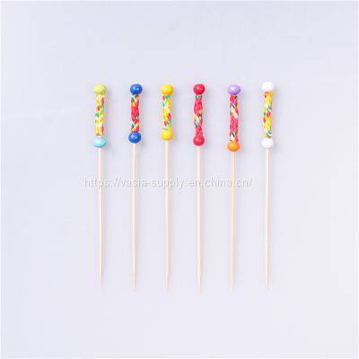 High Quality Disposable Food picks bamboo cocktail picks cheap stick toothpicks