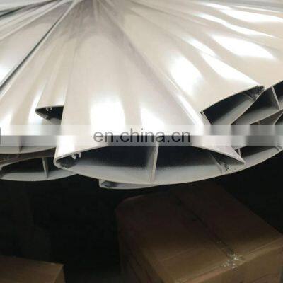 Oval aluminium louvre profiles for outdoor window decoration , aluminium window louvres