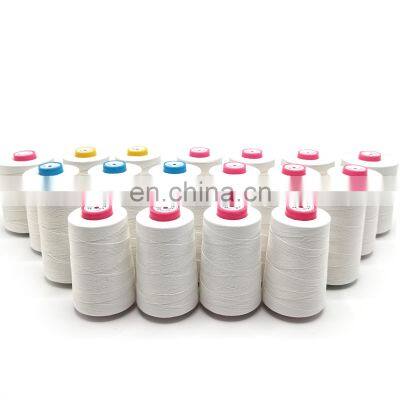 20s 30s 40s 50s Pure Thread Cotton Sewing Ready To Dye Thick Cotton Thread For Sewing Machine