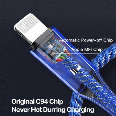 Original Apple Lightning to Usb Type-c Mfi Iphone x Cable Braided Fast Charge 2 m photo-4