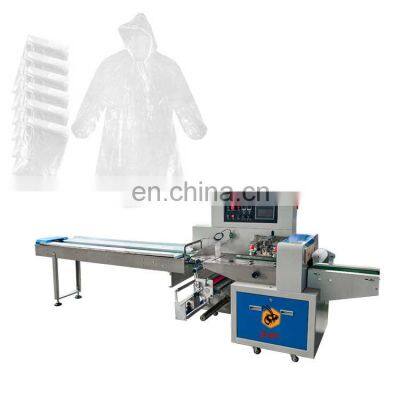 clothes packing machine raincoat packing machine rain gear packing machine