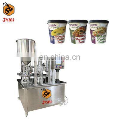 In Stock Factory Price Automatic High Speed Soup Cup Filling Sealing Machine