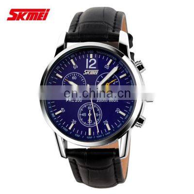 New Promotion Water Resit Luminous Leather Top Brand Watches Men