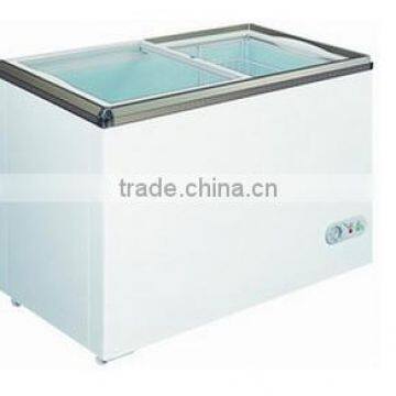 110V/60HZ New Design Flat Sliding Glass Door Chest Freezer have ETL certificate