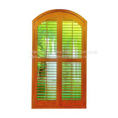 Factory Custom Wooden Window Plantation Shutter Louver Shutters for Home/hotel/office/cafe