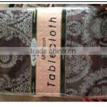 Beautiful Cheap Latest Design Polycotton Jacquard Table Cloth