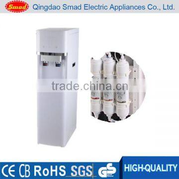 Compressor cooling bottled water dispenser