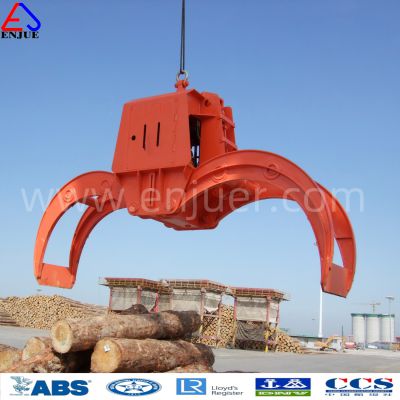 30-50t Excavator Loader Machine Hydraulic Electric Control Rotating Clamp Timber Tree Wood Log Grapple Wood Rotator Grab